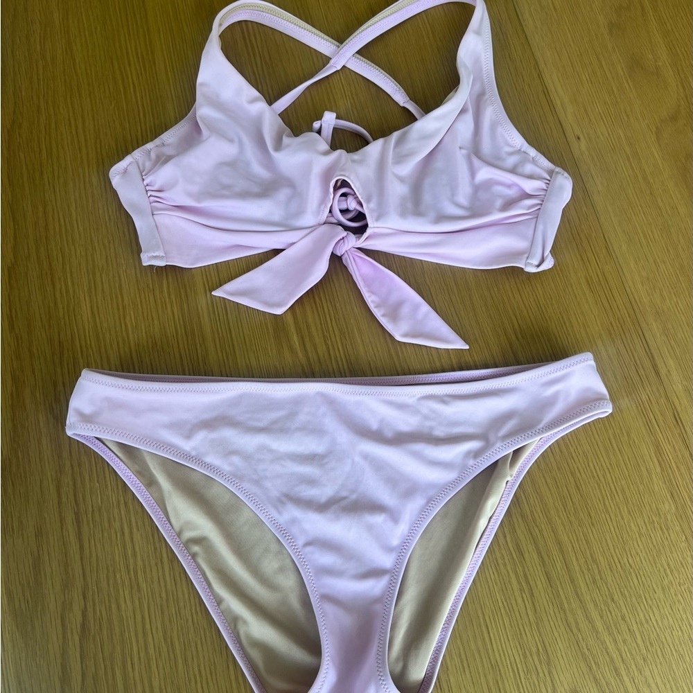 Shade & Shore Light Baby Pink Bikini Set - Picture 6 of 11